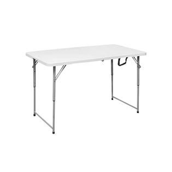 ADJUSTABLE HEIGHT FOLDING TABLES